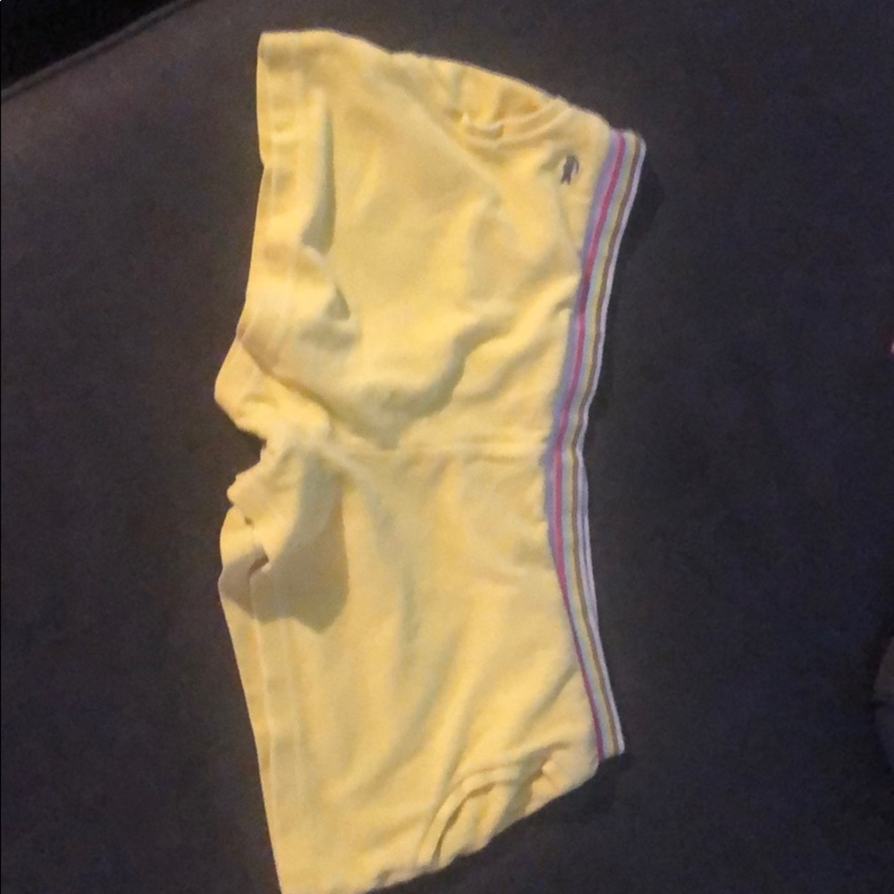 Yellow shorts